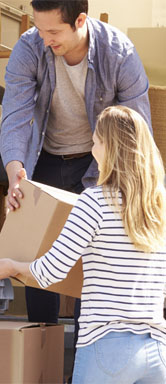 Image showing a family moving home