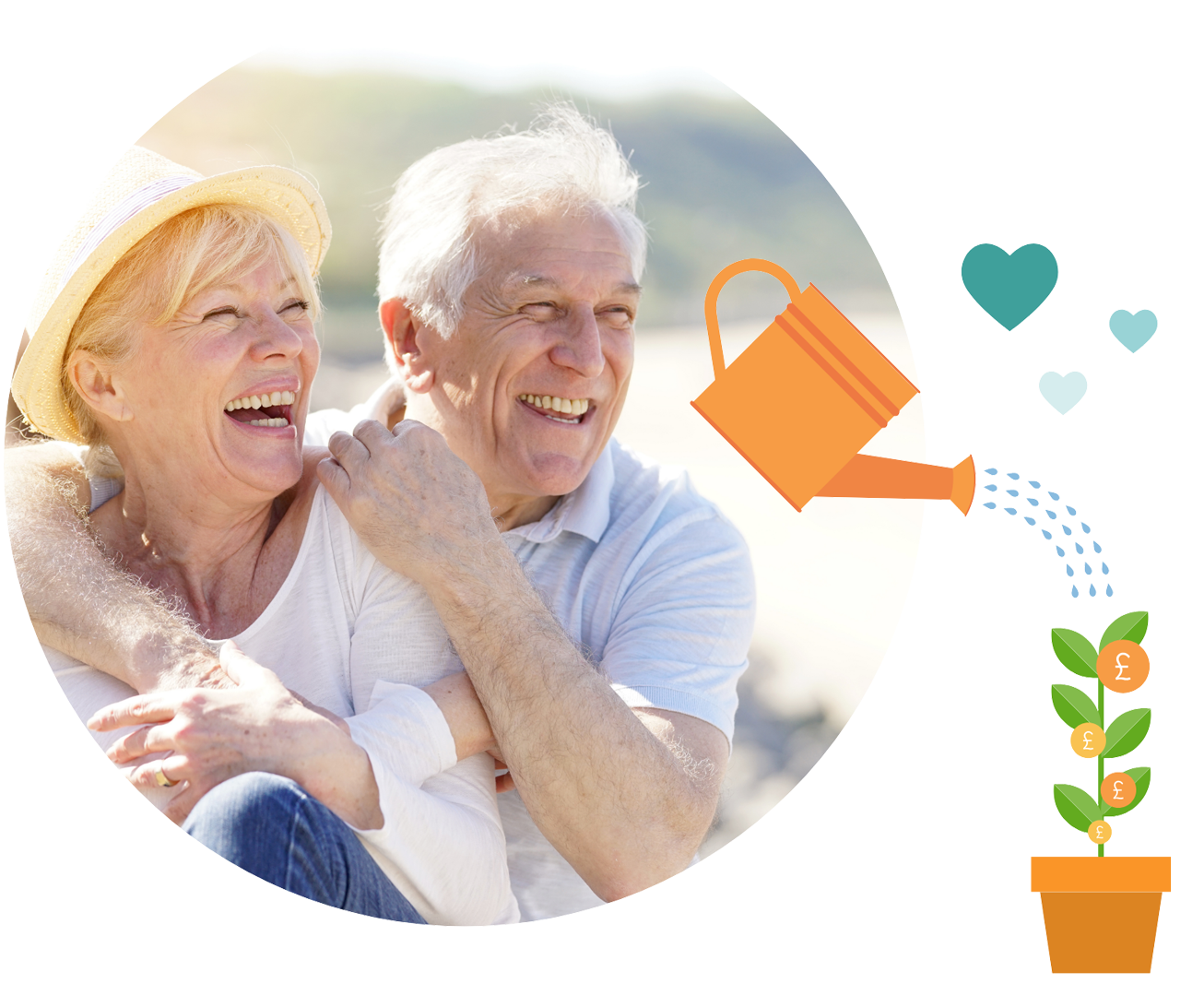 Image showing a happy retired couple